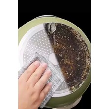 1 Adet Ince Telli Bulaşık Bezi Yag ve Kir Sökücü Bez Tel Çizmez Bulaşık Teli Çelik Bez 20X20