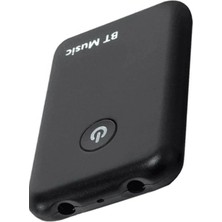 2'si 1 Arada Verici ve Alıcı Ses Adaptörü 3,5 mm Stereo Ses Oynatıcısı Kablosuz Bluetooth Çevirici