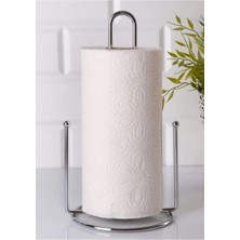 Edora Home Metal Dik Kağıt Havluluk Masa Üstü Dikey Rulo Peçetelik 29 x 24 Gri Metal TR
