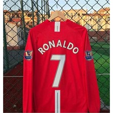 Gladsome 2008 Moskova Şampiyonlar Ligi Finali Cristiano Ronaldo Forması (Uzunkolmanchester)