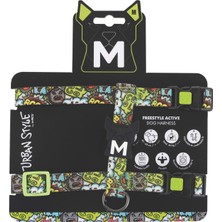 M-Pets Urban Style Multicolor Active Köpek Göğüs Tasması (M)