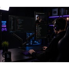 Çift Monitör Kolu 17-32 Inç Çelik Vesa Uyumlu 2x9 kg 360 Ayarlanabilir Kablo Gizlemeli