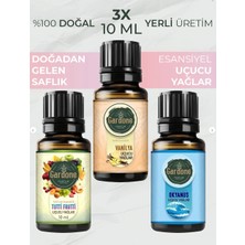 Gardone Tutti Frutti Okyanus Vanilya Uçucu Yağ Buhurdanlık Yağı Doğal Yağlar Oda Kokusu Difüzör Yağ 10ML
