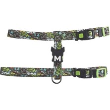 M-Pets Urban Style Multicolor Active Köpek Göğüs Tasması (Xs)