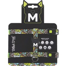 M-Pets Urban Style Multicolor Active Köpek Göğüs Tasması (S)