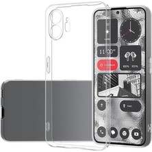 Case World Nothing Phone 2 ile Uyumlu Kapak Kamera Korumalı Süper Silikon Şeffaf Kılıf