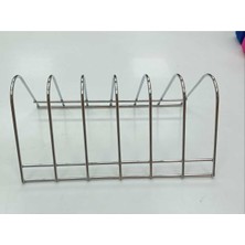 Gead tabak düzenleyici standı gümüş renk -metal tabak standı-pasta tabaklık krom tabak düzenleyicisi metal ferforje, one size