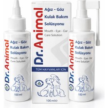 Dr.Animal Kedi ve Köpekler Için Yara Bakım, Ağız Bakım ve Çene Bakım Solüyonu 100 ml