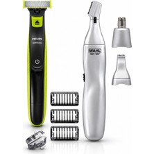 Philips Oneblade QP2724 Wahl Burun Kulak Ikili Set
