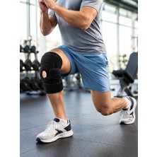 Alfa Brand Silikon Patella Destekli Dizlik Nefes Alabilir Ayarlanabilir Cırtlı Ligament Desteği