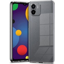 Caseart Xiaomi Redmi A1 ile Uyumlu Kapak Kamera Korumalı Süper Silikon Şeffaf Kılıf