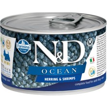 N&d Ocean Mini Adult Ringa Balığı & Karides Tahılsız Köpek Konservesi 140 gr