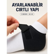 ALK S Beden Cırtlı Topuk Çorabı Ayarlanabilir Topuk ve Ayak Bileği Destekleyici - Lisinya