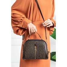 Just Polo Şık ve Lüks Tasarım Kadın Ayarlanabilir Askılı El ve Omuz Çantası 29X19CM