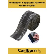 Floranova Deluxe Polyesterden Bant Dayanıklı Esnek Sıcakta Eriyen Kendinden Yapışkanlı Pantolon Kıvırma Şeridi