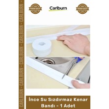 Floranova #bant Mutfak Banyo Lavabo Ocak Kenarı Kendinden Yapışkanlı Esnek Ince Su Sızdırmaz Kenar Bandı - 1 A