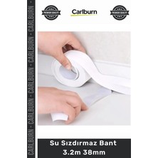 Floranova Özel Üretim Mutfak Banyo Lavabo Kenar Koruyucu Küf Önleyici Sızdırmazlık Su Sızdırmaz Bant 3.2m 38MM