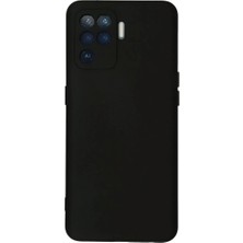 Toyigoo Mey Ithalat®   Reno 5 Lite Kılıf Nano Içi Kadife Silikon - Siyah TYGRSYT9573