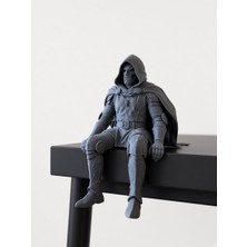 Storm 3D Doctor Doom Oturan Figür/masa Dekorasyonu/kitaplık Süsü