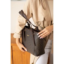 Just Polo Kadın Yeni Sezon Baskılı El ve Omuz Çantası 232205PC
