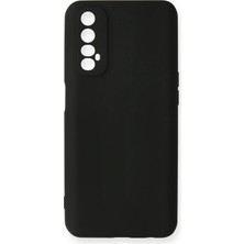 Muratech Newface Realme 7 Kılıf Nano Içi Kadife Silikon - Siyah