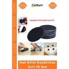 Floranova Özel Üretim Yıkanabilir Tekrar Kullanılabilir 5cm Güçlü Köşe Tutucu Halı Kilim Kaydırmaz Cırt 10 Set