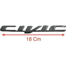 Bayram Bagaj Kapak "Civic" Yazısı Honda Civic 2012-2015