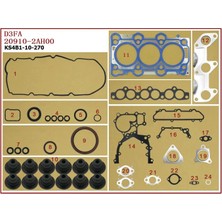 Bayram Takım Conta Kia Picanto 2004-2007 (1.1 12v DİZEL)