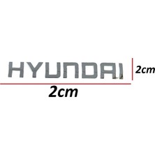Bayram Bagaj Kapak "Hyundai" Yazısı Hyundai i20 2008-2014 / i30 2008-2014 / Elantra 2008-2014 / ix35 2008-2