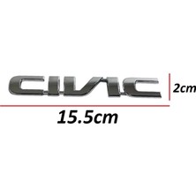 Bayram Bagaj Kapak "Civic" Yazısı Honda Civic 2002-2005