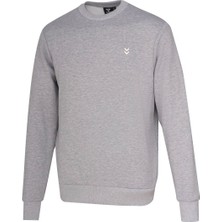 Hummel T-Pulse Male Co Regular Neck Gri Erkek Sweatshirt 922442-2006