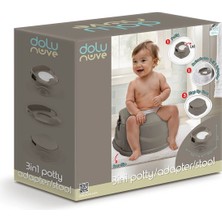 ALK 7184 Lazımlık Adaptör Basamak Stone Gray -Dolu Oyuncak