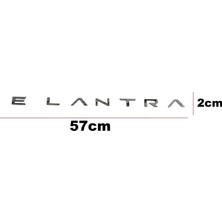 Bayram Bagaj Kapak "Hyundai Elantra" Yazısı Hyundai Elantra 2021-2023