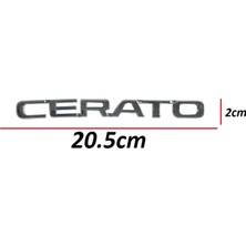 Bayram Bagaj Kapak "Cerato" Yazısı Kia Cerato 2009-2015