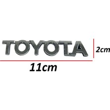Bayram Bagaj Kapak "TOYOTA" Yazısı Toyota Corolla 2007-2018 / Yaris 2006-2014