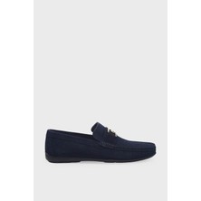 Kanuga Erkek Deri Loafer Lacivert Nubuk K-FSC3302