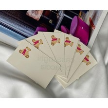 Die Grup 20'li Panda Ayılı Yazılabilir Not Kartı Seti, 8x5 cm