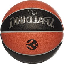 Die Grup Unisex Euroleague Basketbol Topu, Siyah ve Turuncu Renk Seçenekleri