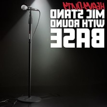 Die Grup Yuvarlak Ayaklı Mikrofon Standı, 25 cm Yükseklik