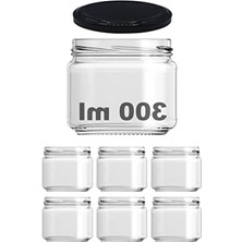 Die Grup 10-1000 ml Kapasiteye Sahip Cam Kavanoz Seti - 6 Adet