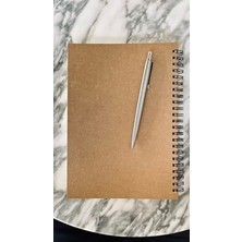 Die Grup Kraft Kapaklı Spiralli Notebook, A5 Boyut, 100 Sayfa Kareli