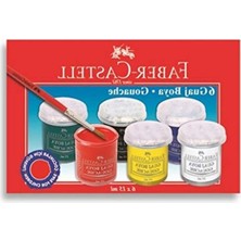 Die Grup 6 Renk Guaj Boya Seti: Faber-Castell ile Sanat Aktiviteleri Için