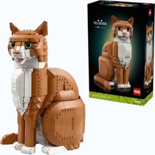 Die Grup Turuncu Kedi Model Seti, 1755 Parça ile Yetişkinler Için Eğlenceli Tasarım
