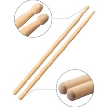 Die Grup Kaliteli 5A Form Ahşap Uçlu Davul Bageti - 40 cm Uzunluk
