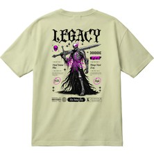 BarsDepo Legacy Baskılı Unisex Oversize Tişört, Premıum Kalite