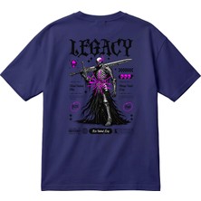 BarsDepo Legacy Baskılı Unisex Oversize Tişört, Premıum Kalite