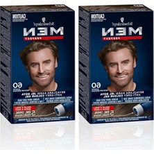 Die Grup Men Perfect Saç Boyası 60 - Kahve, 80 ml 2li Paket