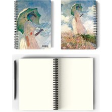 Die Grup Claude Monet Temalı A5 Spiralli Defter ile Sanatınızı Taşıyın