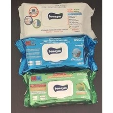 Vintessy Boneym Çok Amaçlı Yüzey Temizlik Havlusu 3’lü Set – Beyaz Sabun – Okyanus Esintisi – Ye