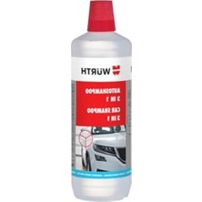 Die Grup Üç Etkili Oto Şampuan, 1 Litre, Würth Markası